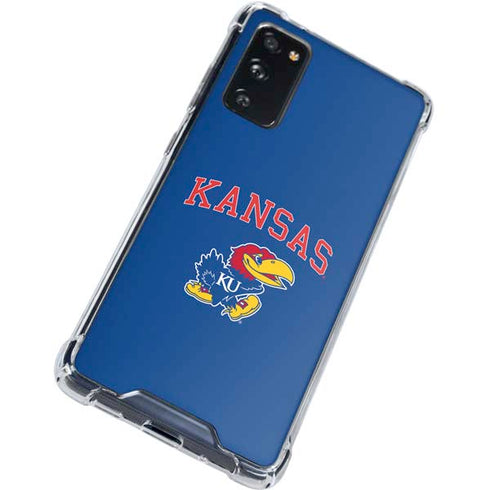 University of Kansas Collegiate Text Galaxy S20 FE Clear Case